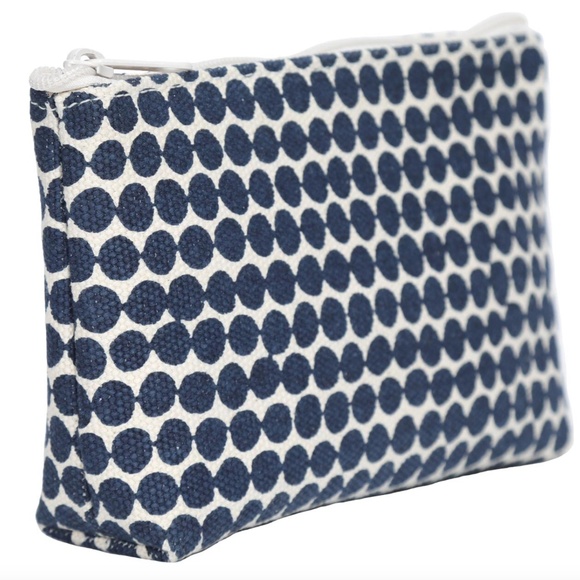 Hable Construction Navy Canvas Clutch Cosmetic Pouch - Picture 4 of 14